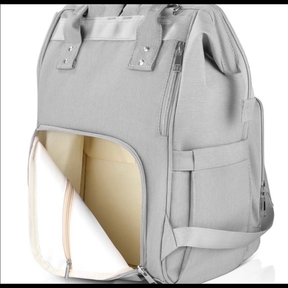 AMILLIARDI Grey diaper backpack NWT - Picture 7 of 8